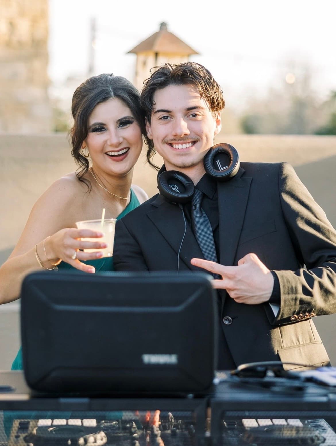 DJ performing at an event