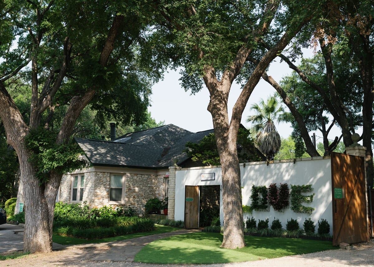 MP Entertainment set up at Hummingbird House in Manchaca, Texas